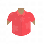 man dressed in aloha shirt