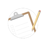 a checklist clipboard