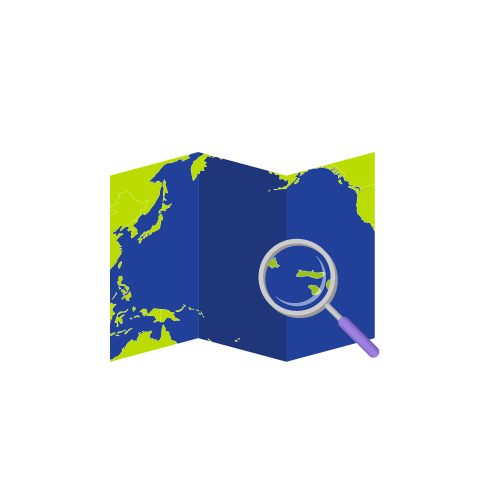 A map with a zoom tool